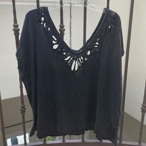 Free People Oversized Tee